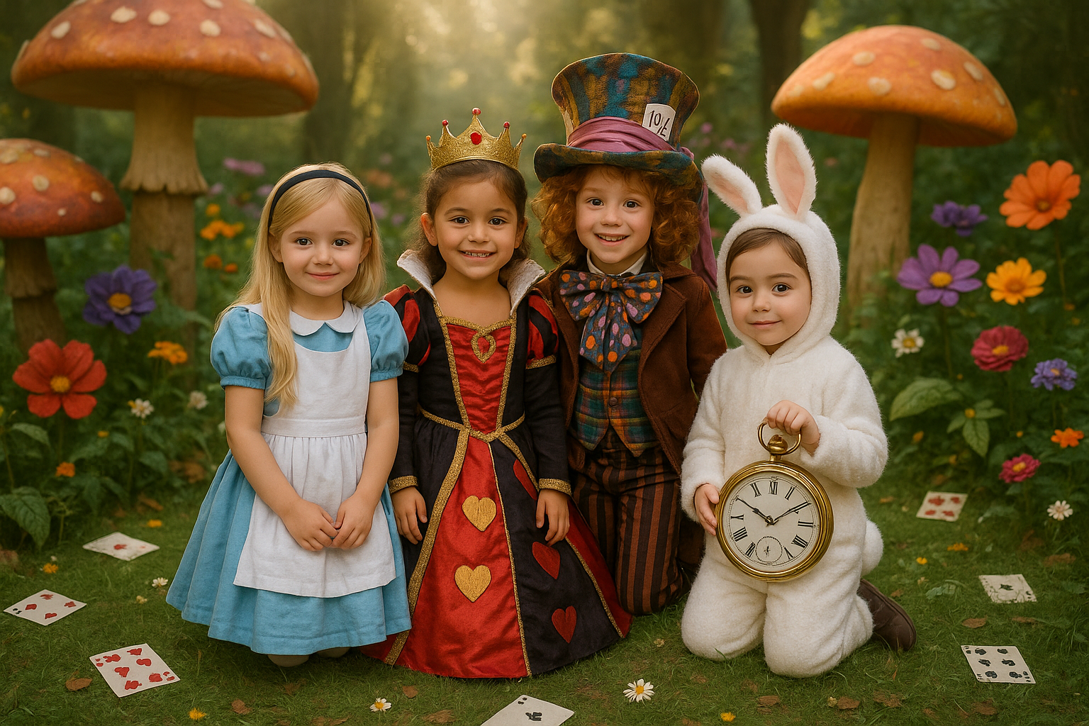 Alice in Wonderland Girls Costumes