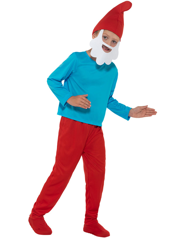 Vaikiškas Papa Smurfo kostiumas berniukams – Smurfai