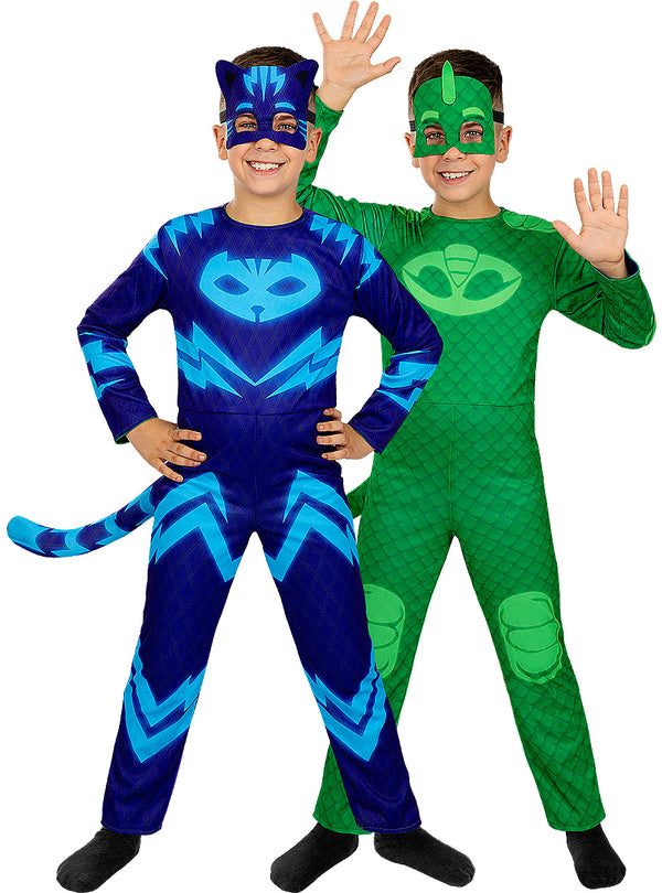 Katuko (Catboy) ir Geko (Gekko) dvisienis kostiumas – „Pižamų herojai“ (PJ Masks)