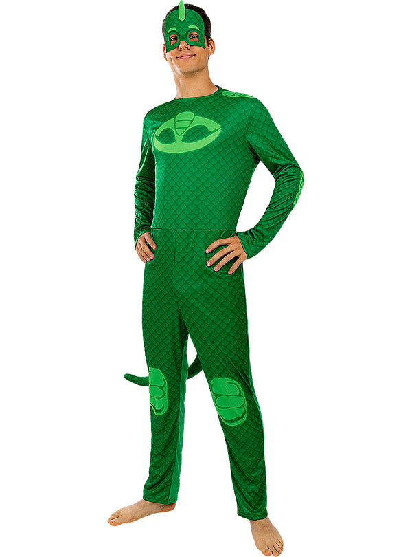 Geko (Gekko) kostiumas suaugusiesiems – „Pižamų herojai“ (PJ Masks)
