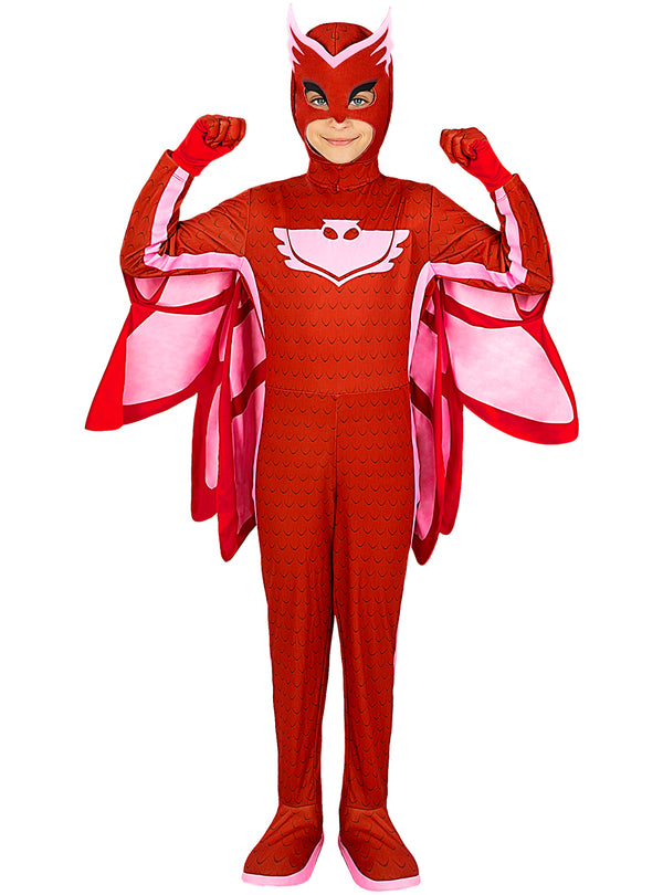 Prabangus Alutės (Owlette) kostiumas mergaitėms – „Pižamų herojai“ (PJ Masks)