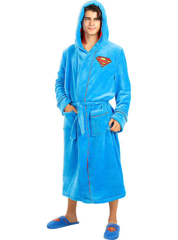 Supermeno chalatas suaugusiesiems – DC Comics