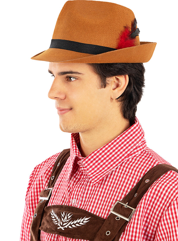 Oktoberfesto skrybėlė suaugusiesiems – Oktoberfesto aksesuarai