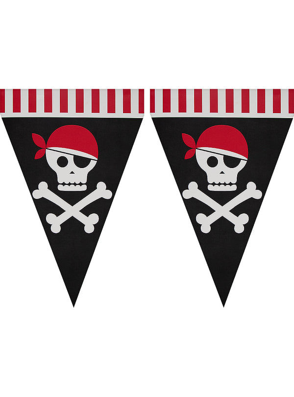 1 piratų vėliavėlė – šventės dekoracija