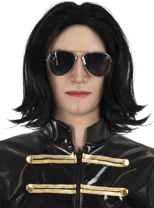Michael Jackson perukas ir akiniai