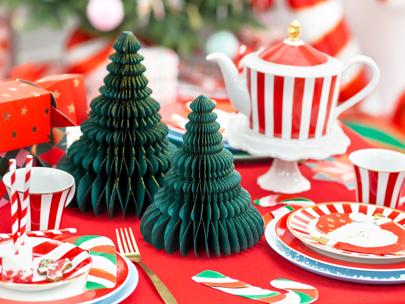 Paper honeycomb ornament Christmas tree, 24cm