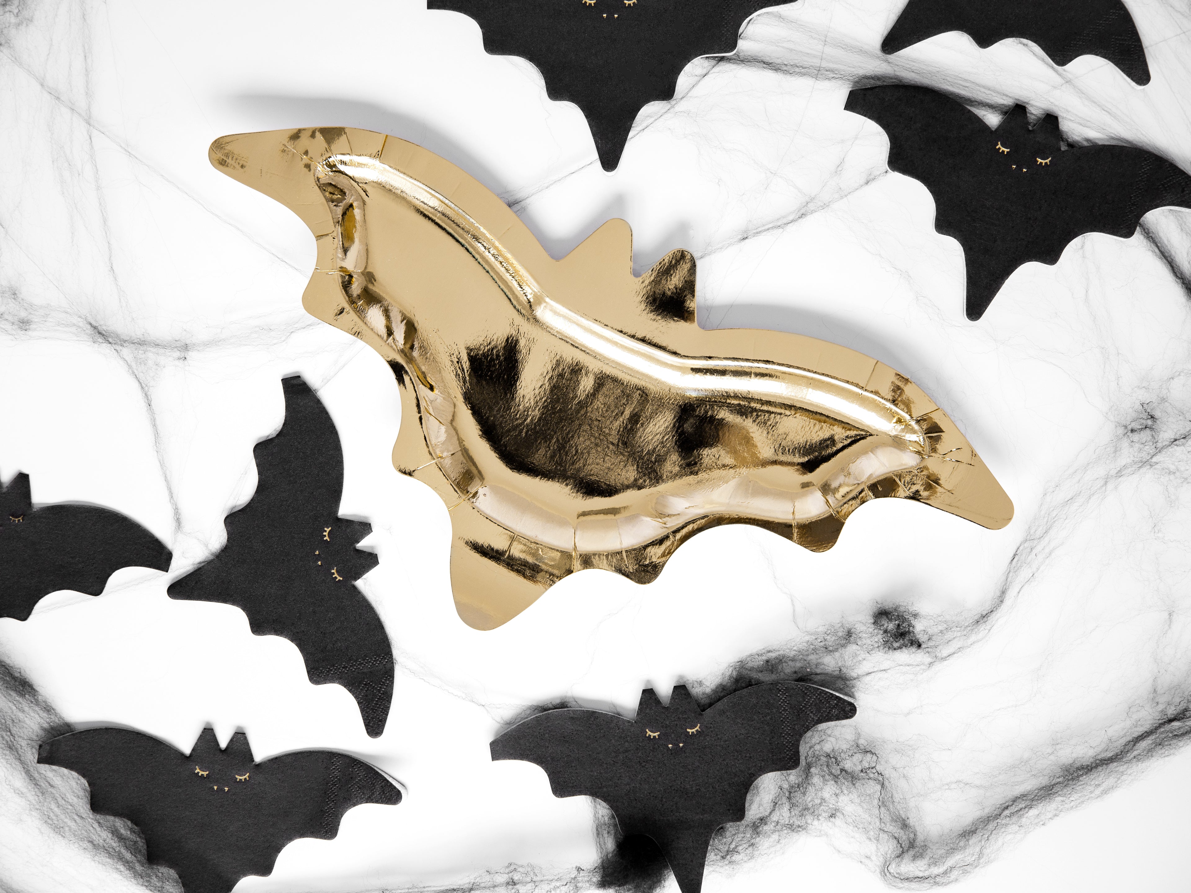 Bat-shaped Paper Plates - Teminis.lt