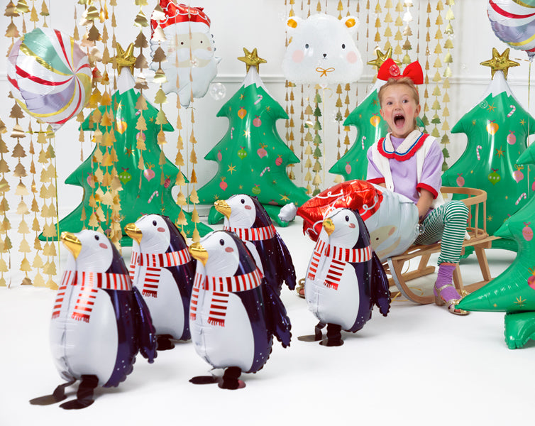 Standing foil balloon Christmas tree, 78x94cm