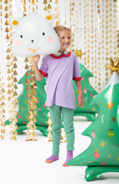 Standing foil balloon Christmas tree, 78x94cm