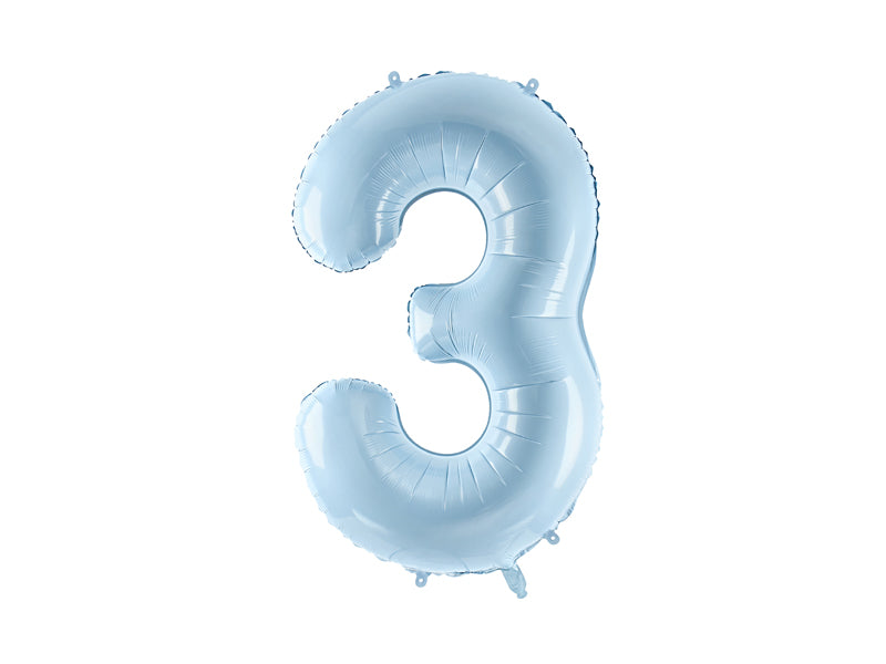 Foil Balloon Number ''3'' - Teminis.lt