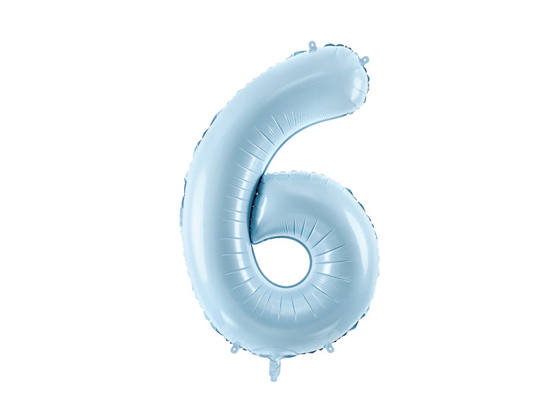 Foil Balloon Number ''6'' - Teminis.lt