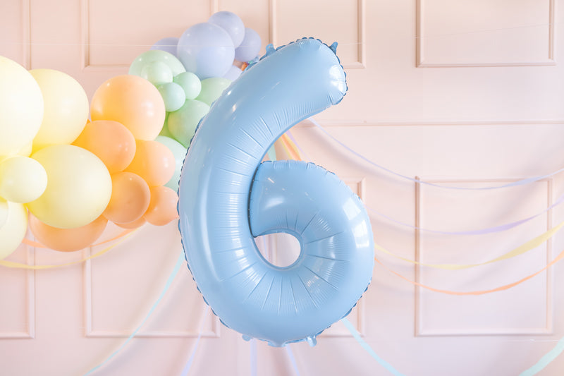 Foil Balloon Number ''6'' - Teminis.lt