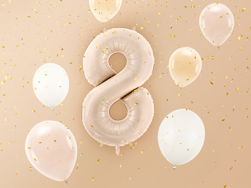 Foil Balloon Number ''8'' - Teminis.lt