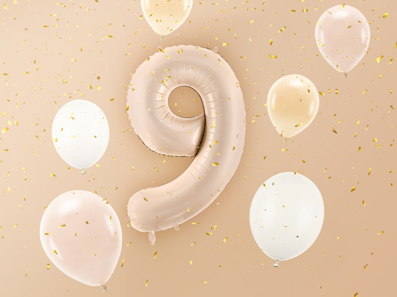 Foil Balloon Number ''9'' - Teminis.lt