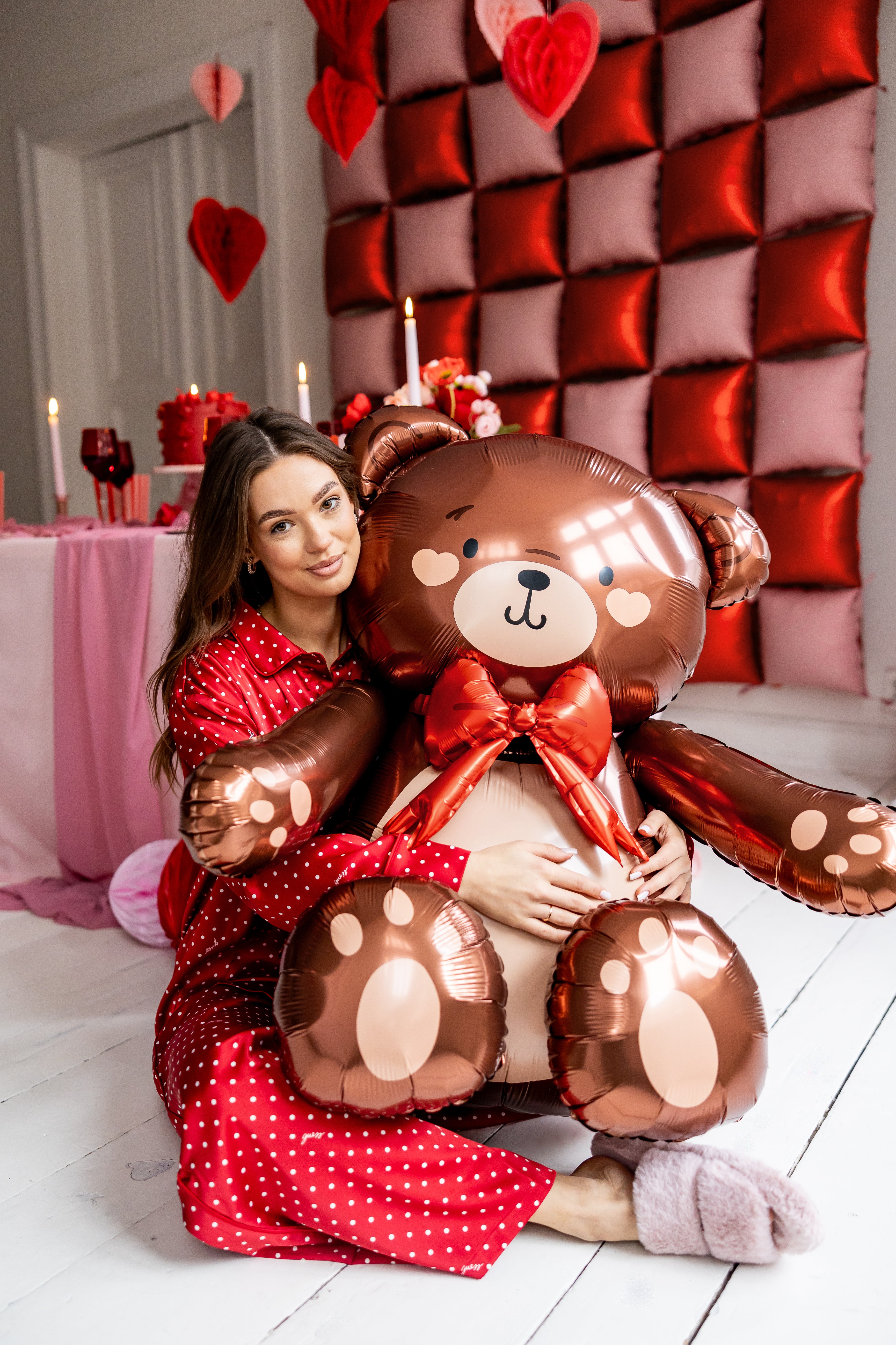 Foil balloon Teddy Bear - Teminis.lt