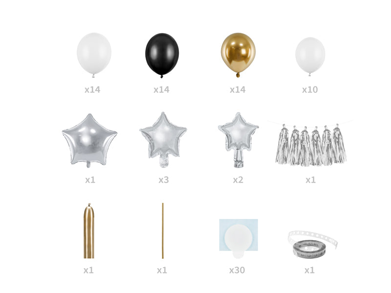 Balloon garland Stars