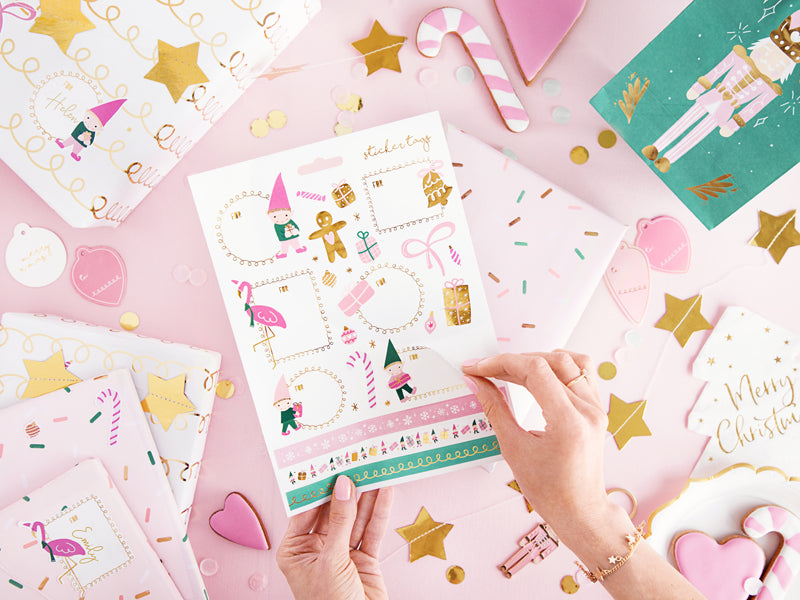 Christmas stickers Gnomes