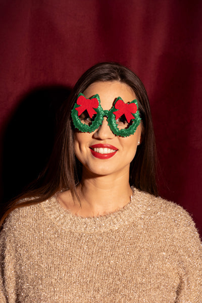 Christmas Wreath Glasses