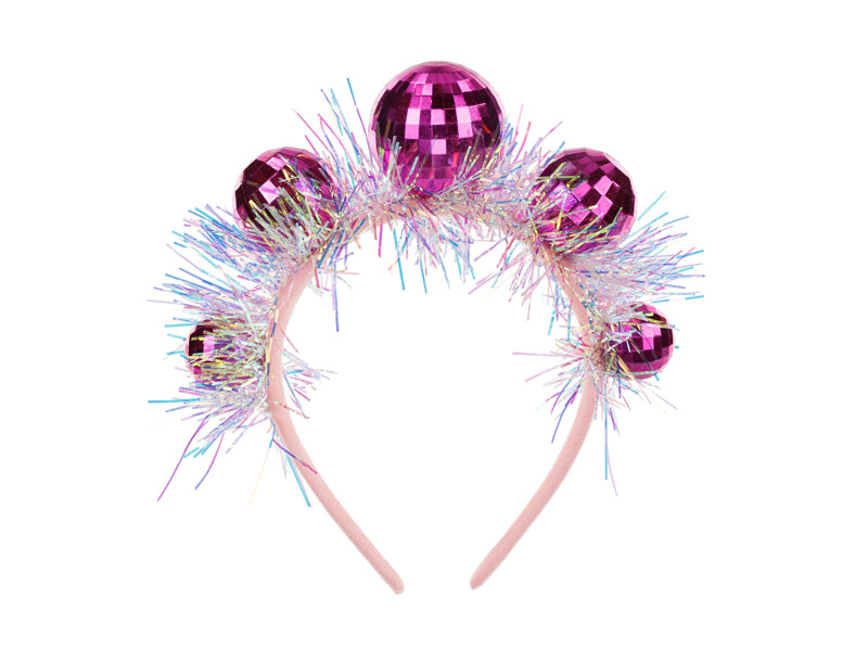 Disco Ball Headband, pink