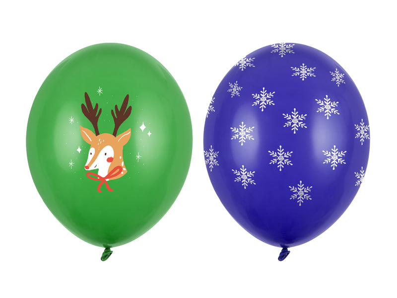 Balloons 30 cm, Merry Christmas, (50 pc.)