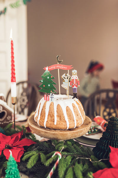 Taper candles Santa