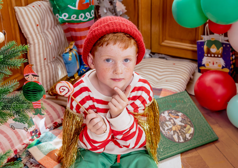 Paper honeycomb set Christmas characters
