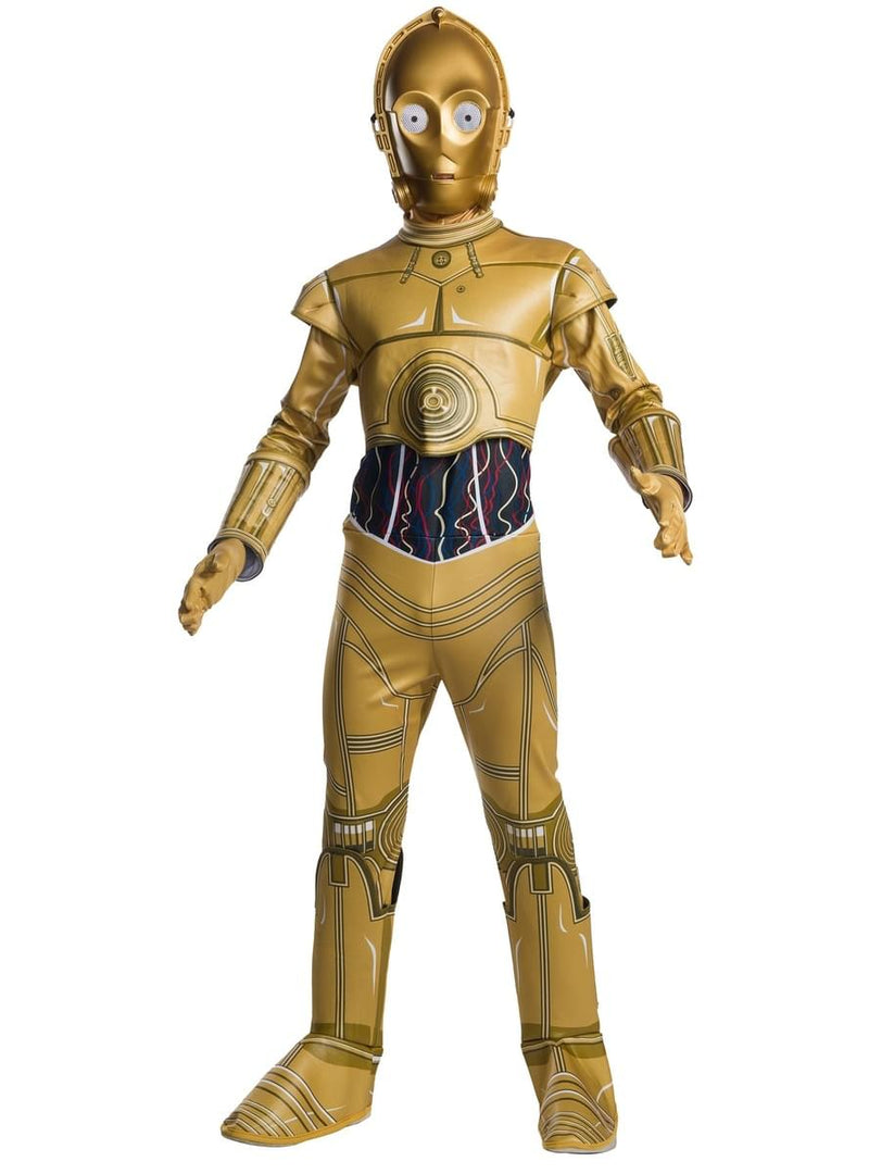 C-3PO kostiumas berniukams – vaizdas iš priekio