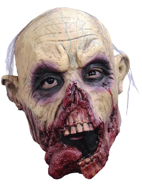 Zombio kaukė su iškištu liežuviu vaikams