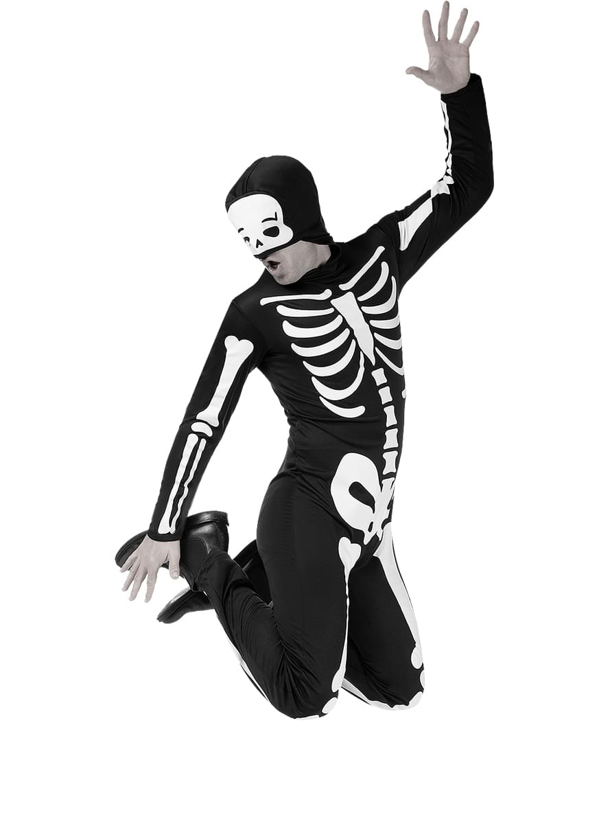 Skeleton costume for men
