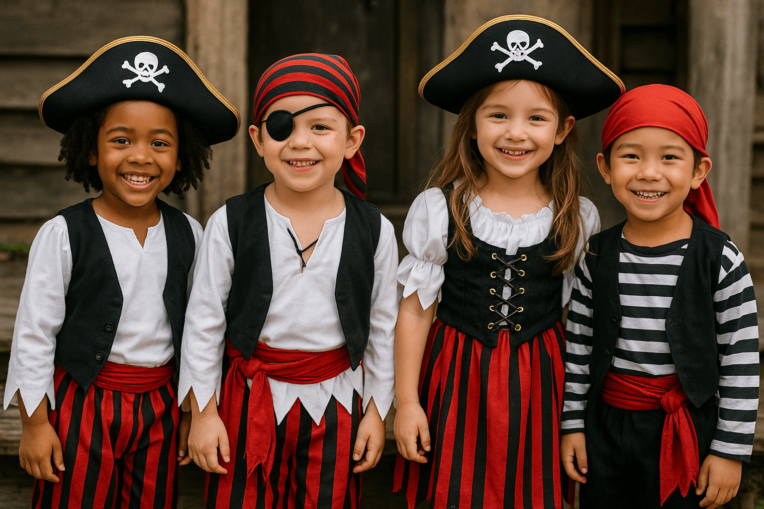 Pirate costumes for children