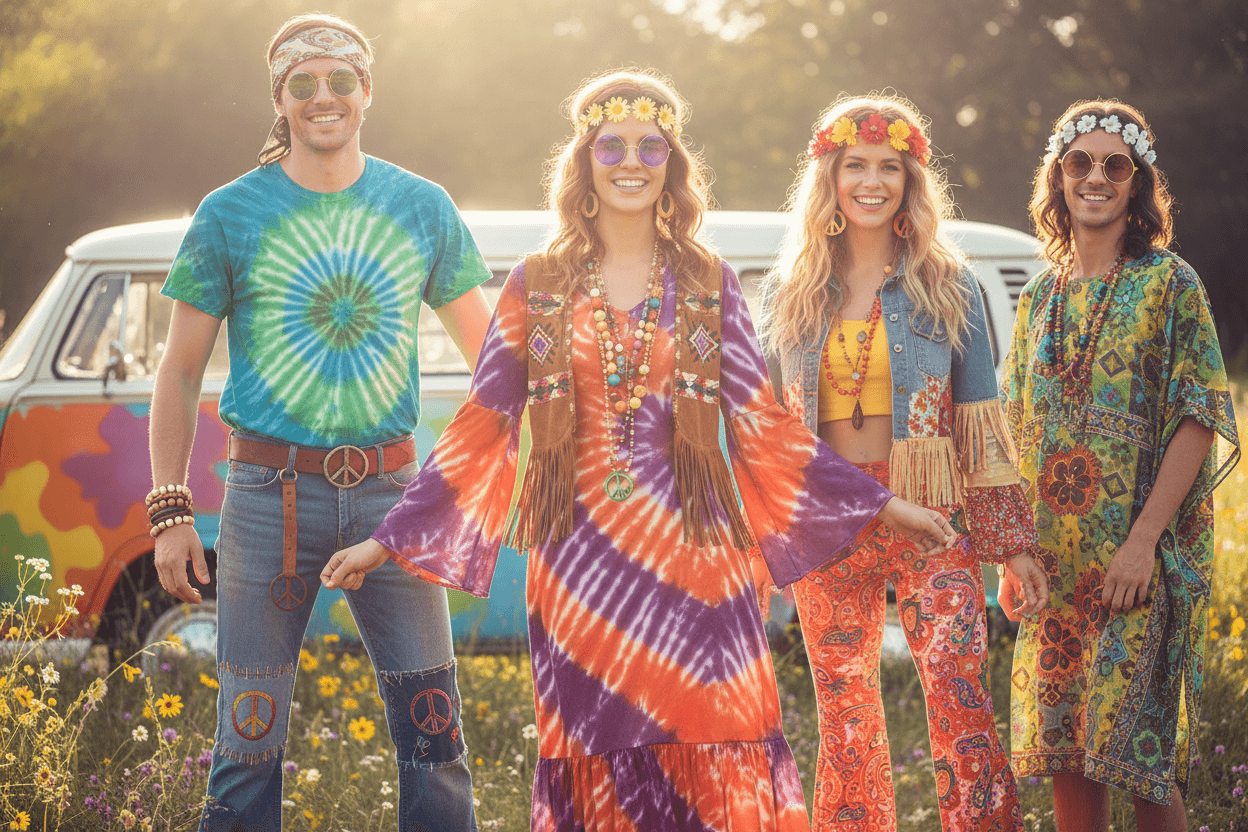 Hippie kostüümid