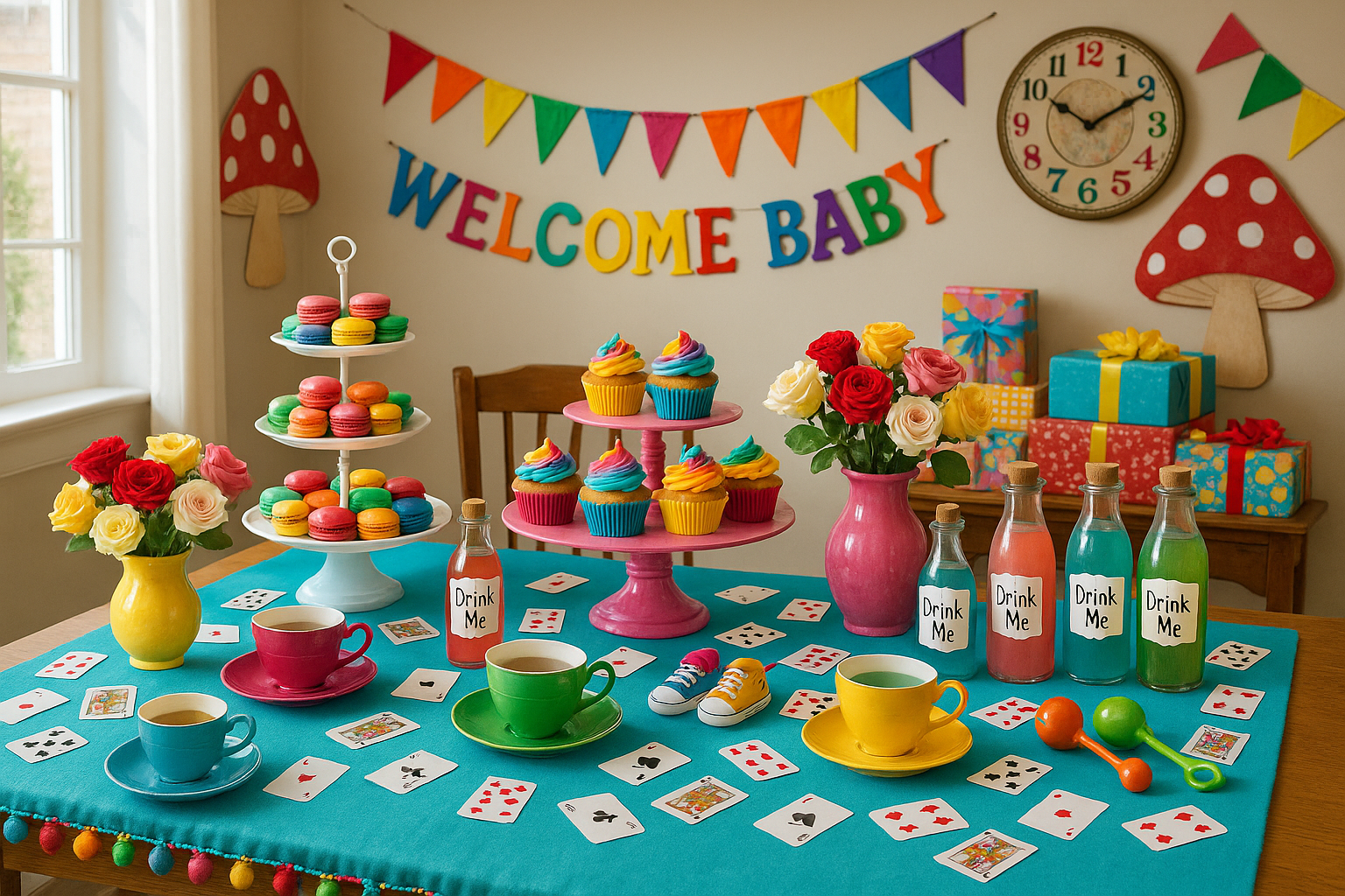 Alice in Wonderland Baby Shower