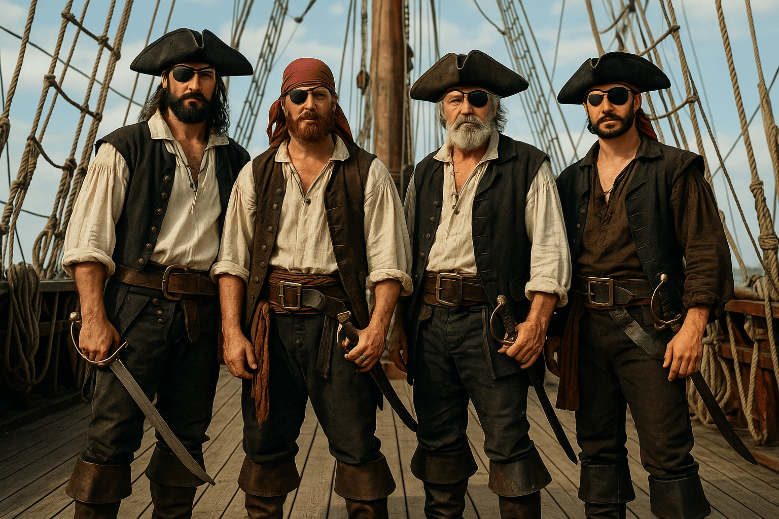 Pirate costumes for men