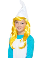 Smurfetės (Smurfette) perukas mergaitėms – „Smurfai“ (The Smurfs)