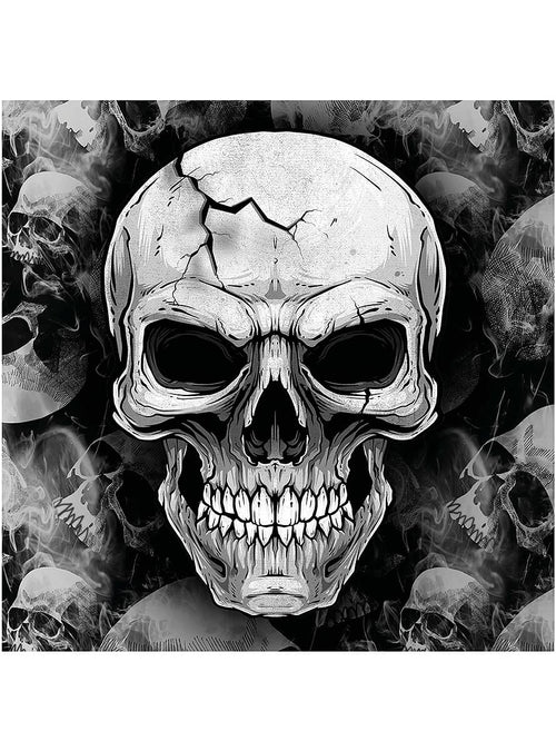 12 Halloween Skull Napkins (33 x 33 cm) Teminis.lt