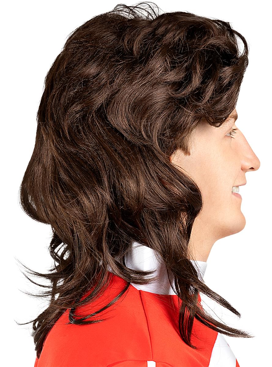 Karnavaliniai kostiumai, teminių vakarėlių apranga 1980s Mullet Wig for men - Teminis.lt #karnavaliniai kostiumai #teminiai vakareliai