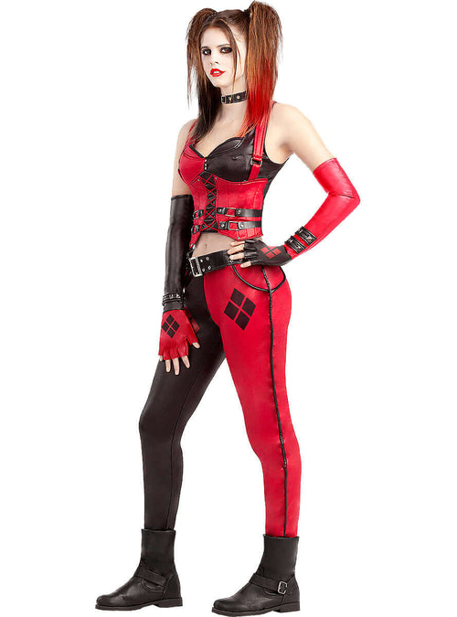 Harley Quinn Costume – Arkham City Corset & Pants Set