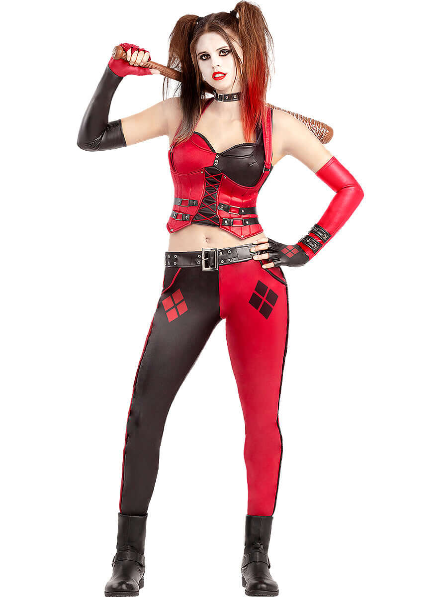 Harley Quinn Costume – Arkham City Corset & Pants Set