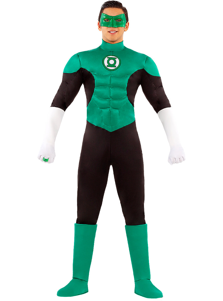 Green lantern costume for men