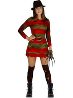 Fredžio Kriugerio (Freddy Krueger) kostiumas moterims – „Košmaras Guobų gatvėje“