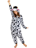 Onesie Cow Costume for Adults