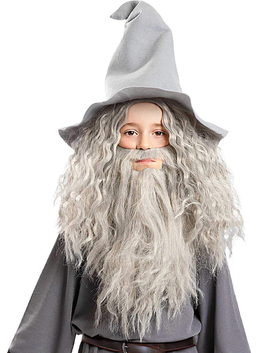 Gandalf Wig with Beard for Kids - Lord of the Rings