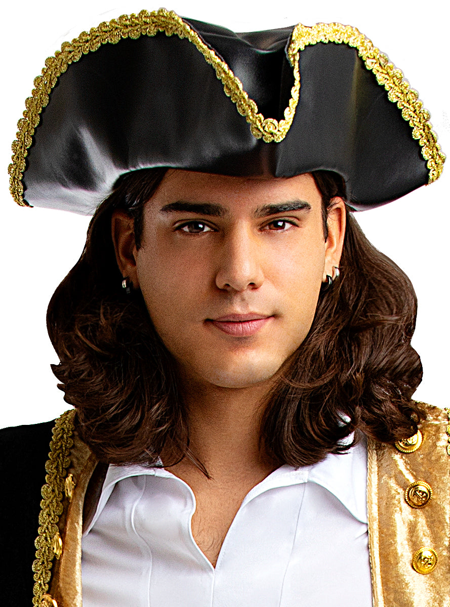 Colonial Style Black Hat