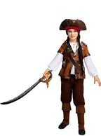 Ruda piratų skrybėlė vaikams – Piratų aksesuarai
