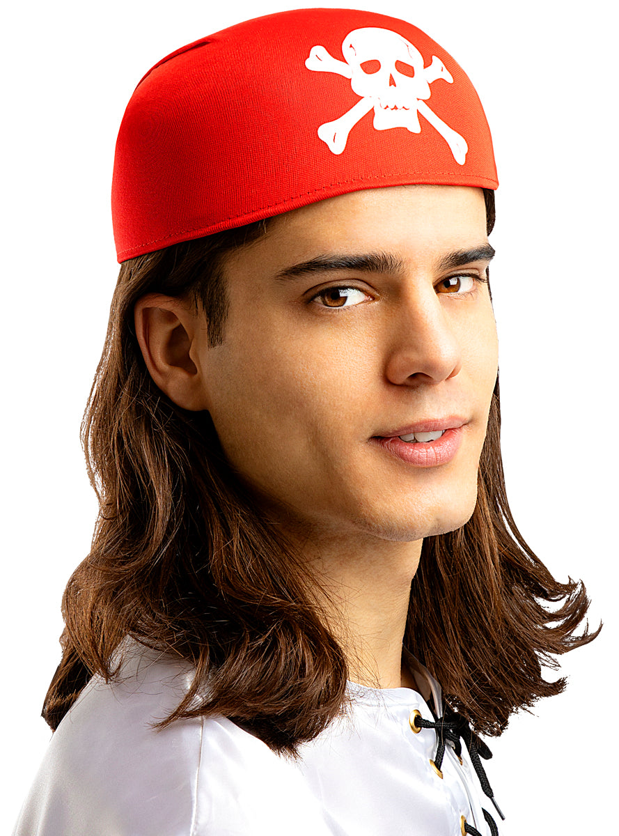 Karnavaliniai kostiumai, teminių vakarėlių apranga Red Skull Bandana - Teminis.lt #karnavaliniai kostiumai #teminiai vakareliai