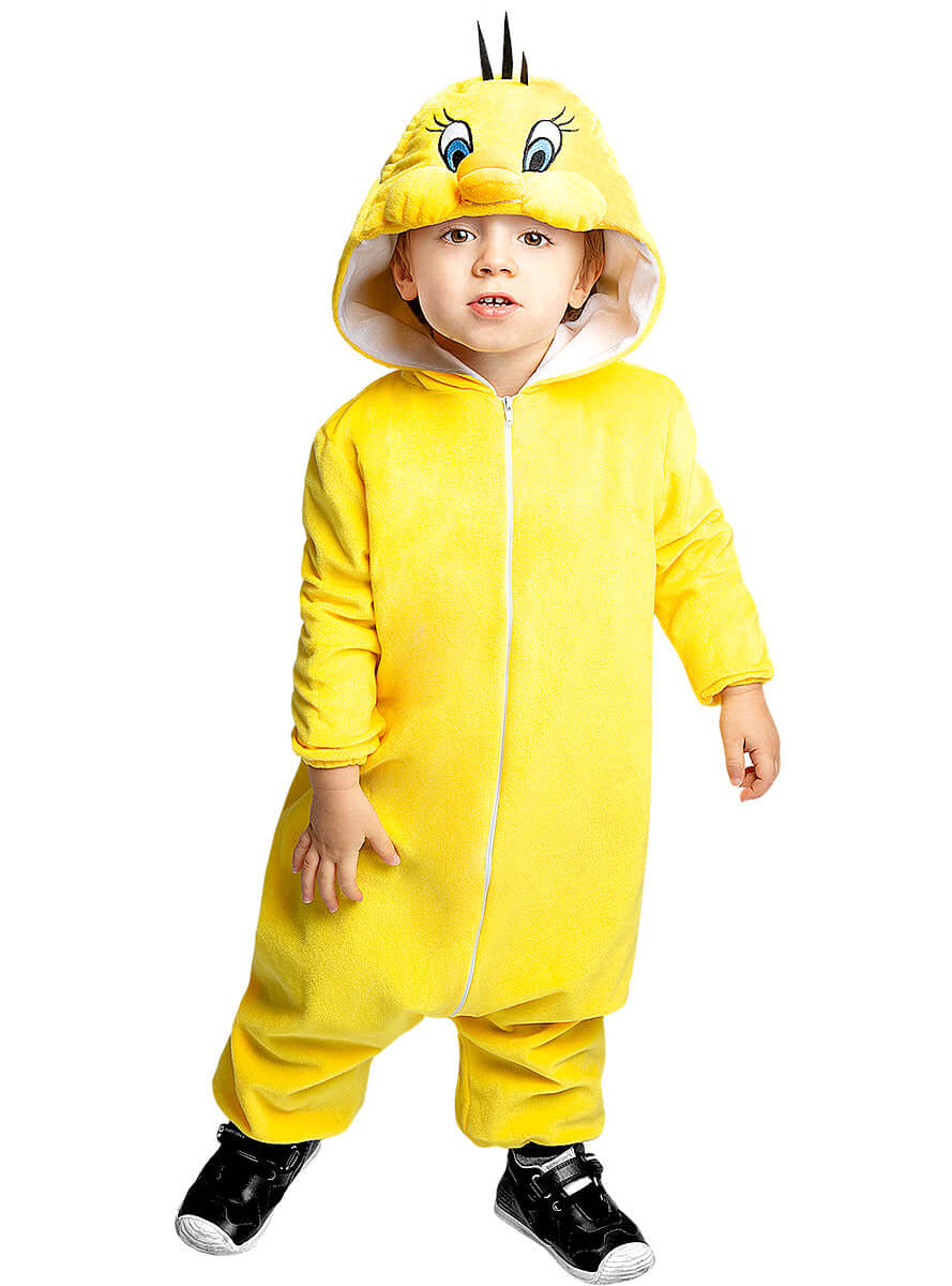 Tweety Costume for Babies - Looney Tunes Yellow Bird Romper