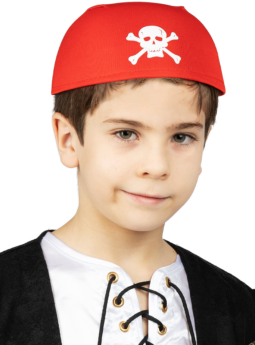 Karnavaliniai kostiumai, teminių vakarėlių apranga Red Skull Bandana for Kids - Teminis.lt #karnavaliniai kostiumai #teminiai vakareliai