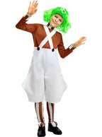 Oompa Loompa kostiumas vaikams – Čarlis ir šokolado fabrikas
