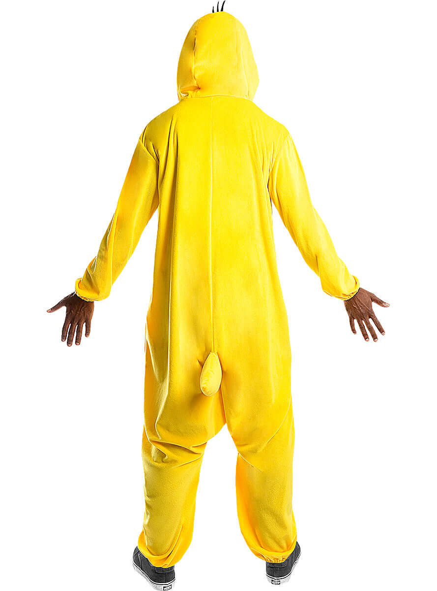 Tweety Costume – Looney Tunes Yellow Onesie with Hood