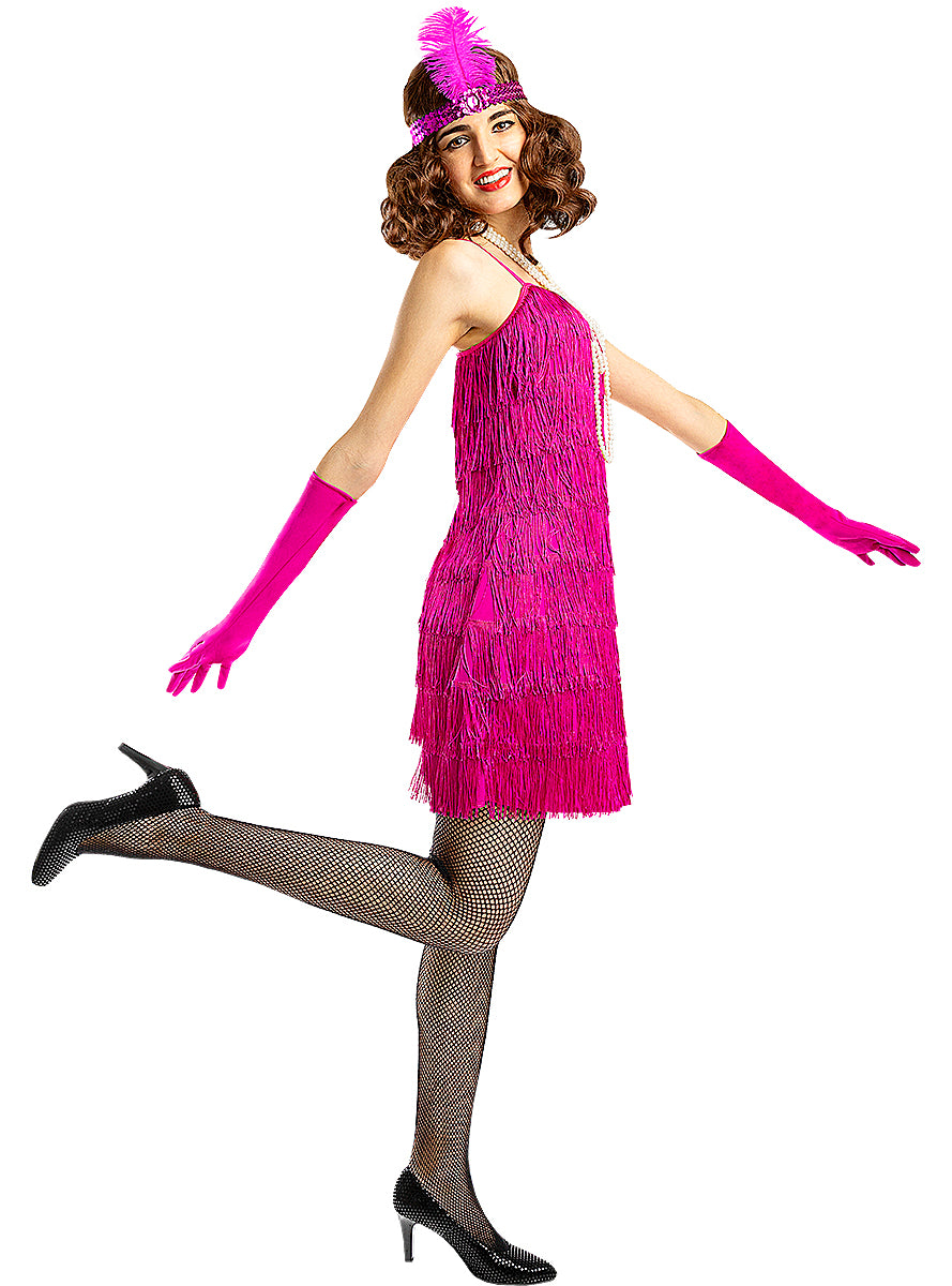 1920s Flapper Costume in Pink